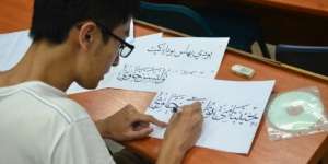 Masya Allah, Minat Mahasiswa Tionghoa Belajar Kaligrafi Arab Tinggi