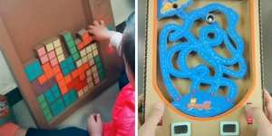 Jauhkan Anak dari Gadget, Mainan Kardus 3D Ciptaan Ayah Ini Bikin Iri