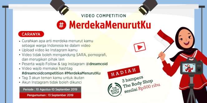Ikut #MerdekaMenurutKu Ada Hadiah Ratusan Ribu buat Kamu