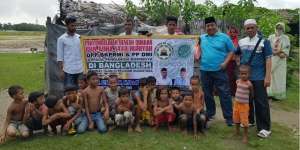 Bantu Pengungsi Rohingya, DMI Berbagi Daging Kurban di Bangladesh