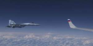 Drama Menegangkan, Jet Tempur NATO Kuntit Pesawat Menhan Rusia