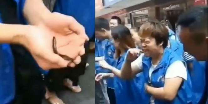 Miris, Pegawai Gagal Capai Target Dihukum Makan Ikan Mentah