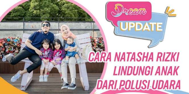 Cara Natasha Rizky Lindungi Anak dari Polusi Udara