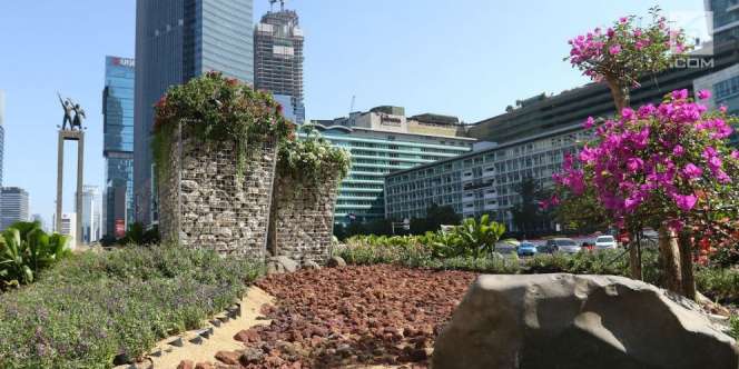 Getih Getah Hilang dari HI, Muncul Instalasi Gabion Bernilai Rp150 Juta