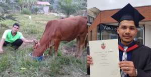 Pengangon Sapi dari Kampung Lulus Memuaskan di Universitas Inggris