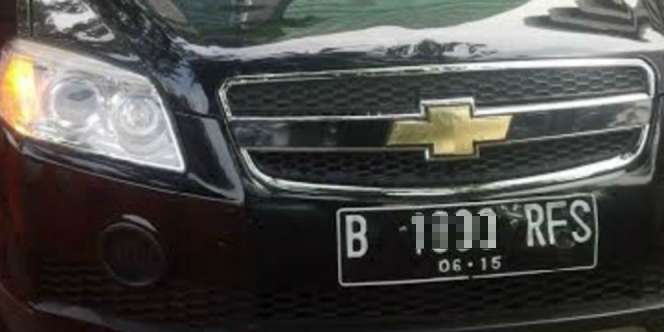 Pelat Nomor Berakhiran RF Bukan untuk Sembarang, Alasannya?