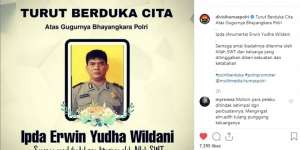 Polisi yang Terbakar Saat Kawal Demo Mahasiswa Cianjur Meninggal