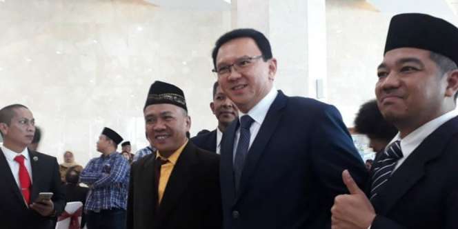 Ahok Hadiri Pelantikan Anggota DPRD DKI Jakarta