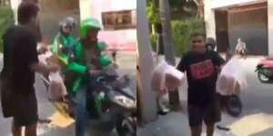 Video Kocak Pelanggan Ojol Jor-joran Pakai Promo, 8 Sopir Antre Antar Order