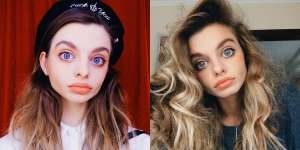 Maria OZ, Model Ukraina Pemilik Mata Terbesar di Dunia