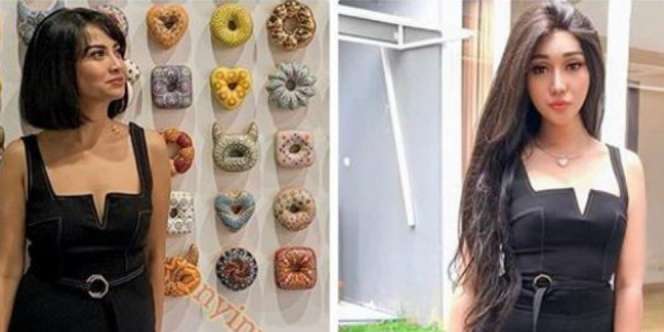Berbaju Sama, Adu Modis Lucinta Luna dan Vanessa Angel