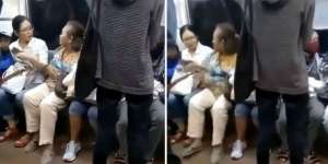 Tak Terima Disebut Nenek, Emak-Emak Ini Ngamuk di KRL