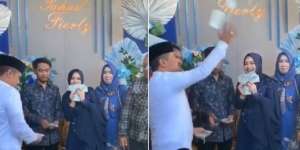 Viral Video Crazy Rich Surabayan Tunangan, Dollar Disawer!