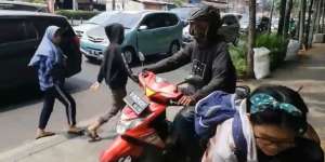 Pemotor Serempet Pejalan Kaki di Trotoar Ditangkap