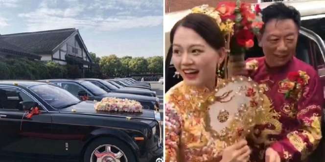 Gaya Kakek 62 Tahun Jemput Calon Istri Belia Pakai Rolls Royce