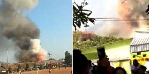Detik-detik Mengerikan Gudang Amunisi Brimob Srondol Semarang Meledak