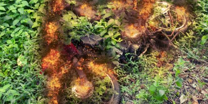 Remaja Bakar Motor Karena Tak Terima Ditilang