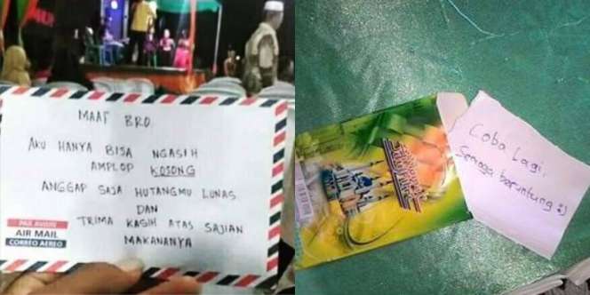 Ngakak, 10 Pesan Terselubung di Amplop Pernikahan