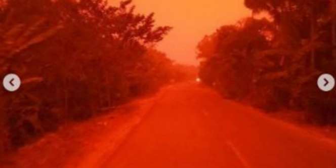 Langit di Jambi Mendadak Merah, Begini Penjelasan Ilmiah BMKG