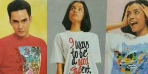 12 Foto Selebritas Indonesia Saat Jadi Model Kaus Era-90an