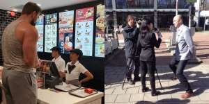 10 Momen Akward Kala 'Si Kecil' Bertemu 'Raksasa'