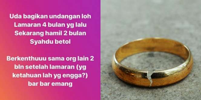 Batal Nikah karena Calon Istri Berbadan Dua, Endingnya Bikin Syok!