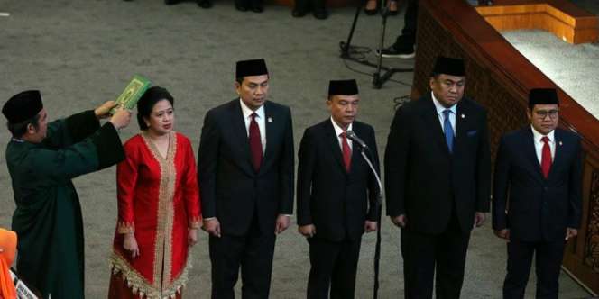 Inilah Nilai Kekayaan Plus Jumlah Utang 5 Pimpinan DPR Baru