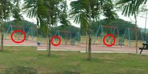 Merinding, Ayunan di Taman Ini Bergerak Sendiri di Siang Bolong