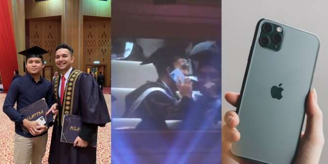 Wisuda Pakai iPhone 11 Pro Dicibir, Ini Faktanya