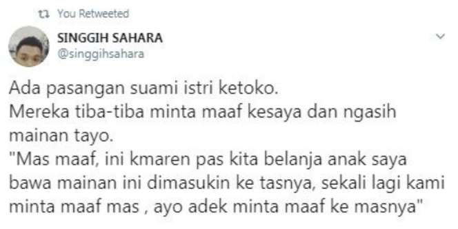 Akui Curi Mainan, Viral Aksi Si Bocah Nangis Minta Dihukum Pemilik Toko