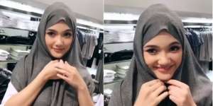 Biasa Tampil Seksi, Intip Gaya Marion Jola Berkerudung
