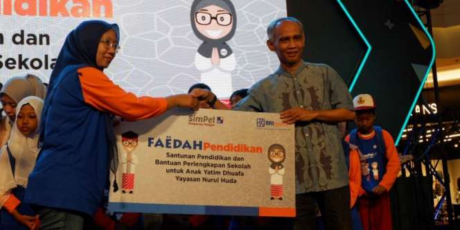 Pacu Inklusi Keuangan, BRIsyariah Tebar Simpanan Pelajar ke Yatim Dhuafa