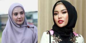 Adu Mewah Fashion Branded Medina Zein VS Zaskia Sungkar