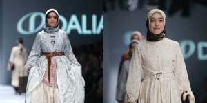 Deretan Artis Berhijab Melenggang di Jakarta Fashion Week 2020