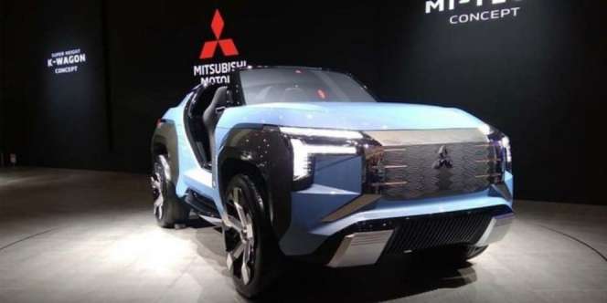 Keren! SUV Konsep Mitsubishi Ini Bisa `Tenggak` Minyak Tanah