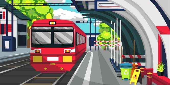 Viral, Peta Stasiun KRL Jabodetabek Berubah Pakai Bahasa Jepang