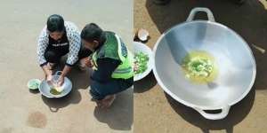 Indonesia Panas Banget, Emak-Emak Goreng Telur di Jalan Sampai Matang