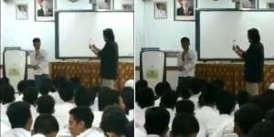 Viral Pelajar SMA Jakarta Tiru Suara Jokowi, Mirip Banget!