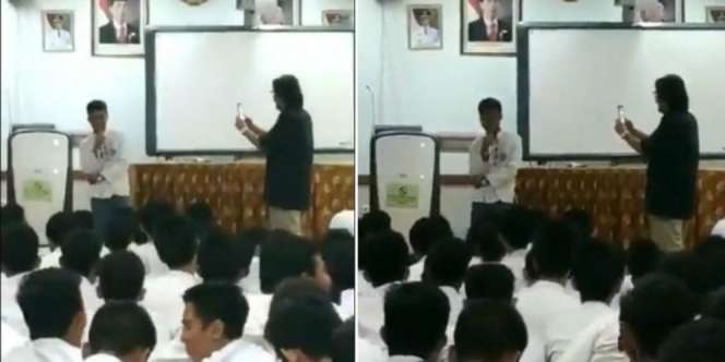 Viral Pelajar SMA Jakarta Tiru Suara Jokowi, Mirip Banget!
