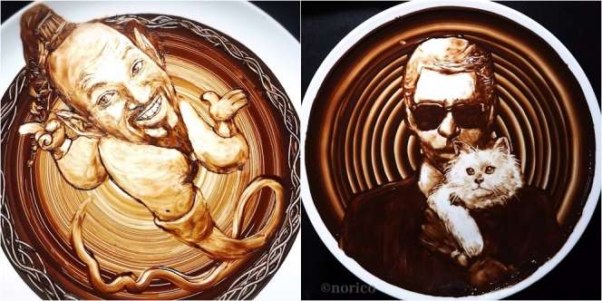 Bikin Takjub! 5 Lukisan Seniman Jepang Ini Dibuat dari Pasta Coklat