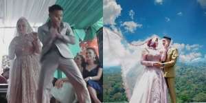 Over-Pede, Pengantin Pria Asyik Joget di Depan Banyak Tamu
