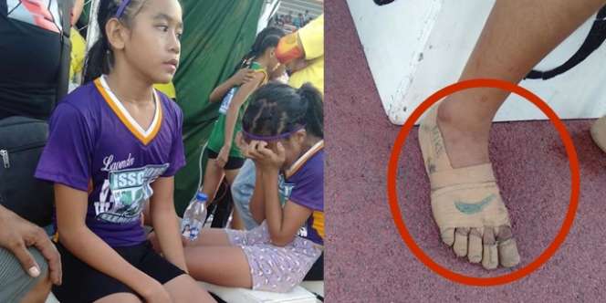 Pakai Sepatu 'Nike' dari Perban, Gadis Ini Menangkan 3 Medali Emas