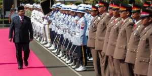 Prabowo Temui Mahfud MD Bahas Kontrak Pengadaan Alutsista