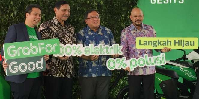 Grab Operasikan Puluhan Mobil dan Motor Listrik Awal 2020