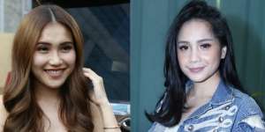 Adu Gaya Nagita dan Ayu Ting Ting Bergaun Hitam di Pesta