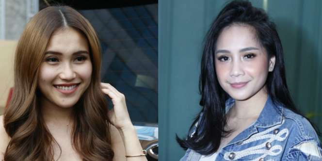 Adu Gaya Nagita dan Ayu Ting Ting Bergaun Hitam di Pesta