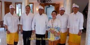 Intip Momen Hangat Titiek Soeharto dengan Prabowo Saat di Bali