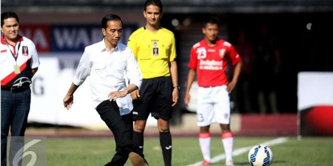 Jokowi Minta Kompetisi Sepakbola Diperbaiki Total