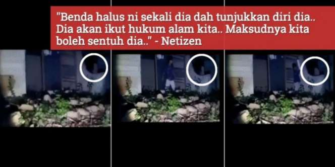 Heboh Pria Pukul Kuntilanak Pakai Batu, Netizen: Mati 2 Kali!