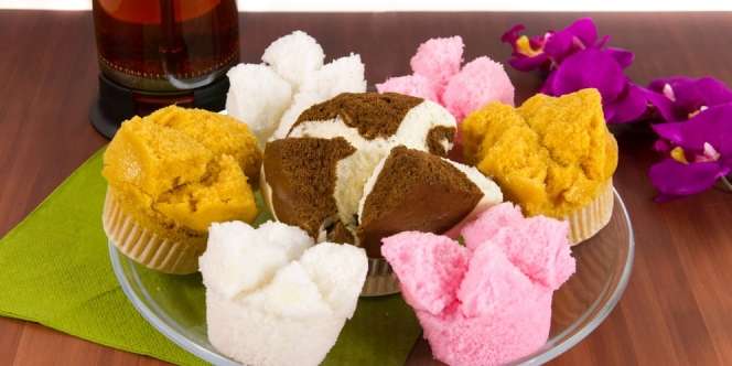 4 Cara Membuat Bolu Kukus Pelangi Sederhana dan Mekar Sempurna